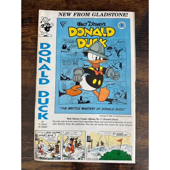 Gladstone Walt Disneys Mickey Mouse Comic #238 July 1988 Vintage Bagged Boarded - Picture 4 of 5